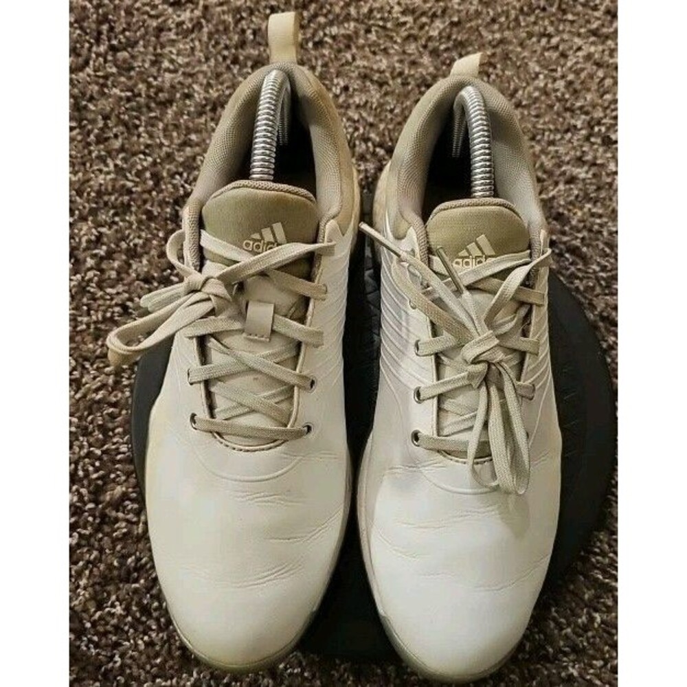 Adidas Adipower 4ORGED Golf Shoes White / Silver Size 8